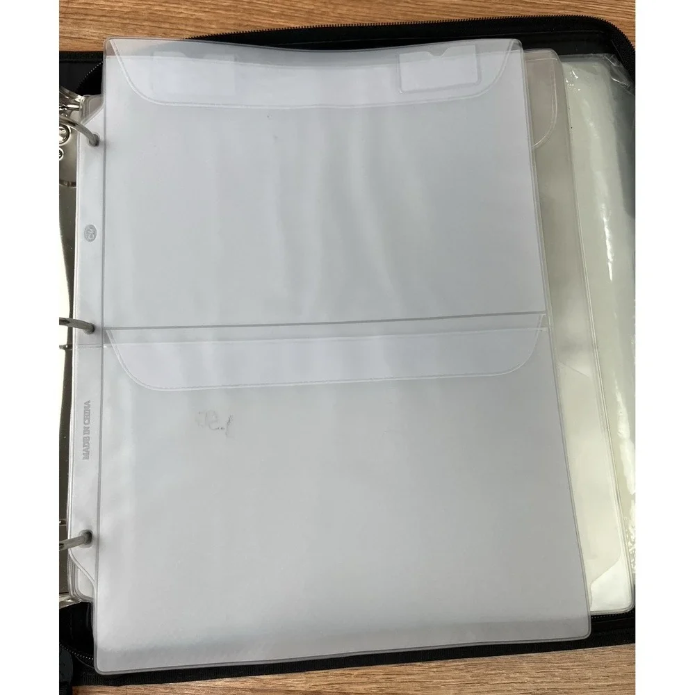 Creative Memories Memory Mate 3 Ring Binder with 24 Storage Pages & New Dividers